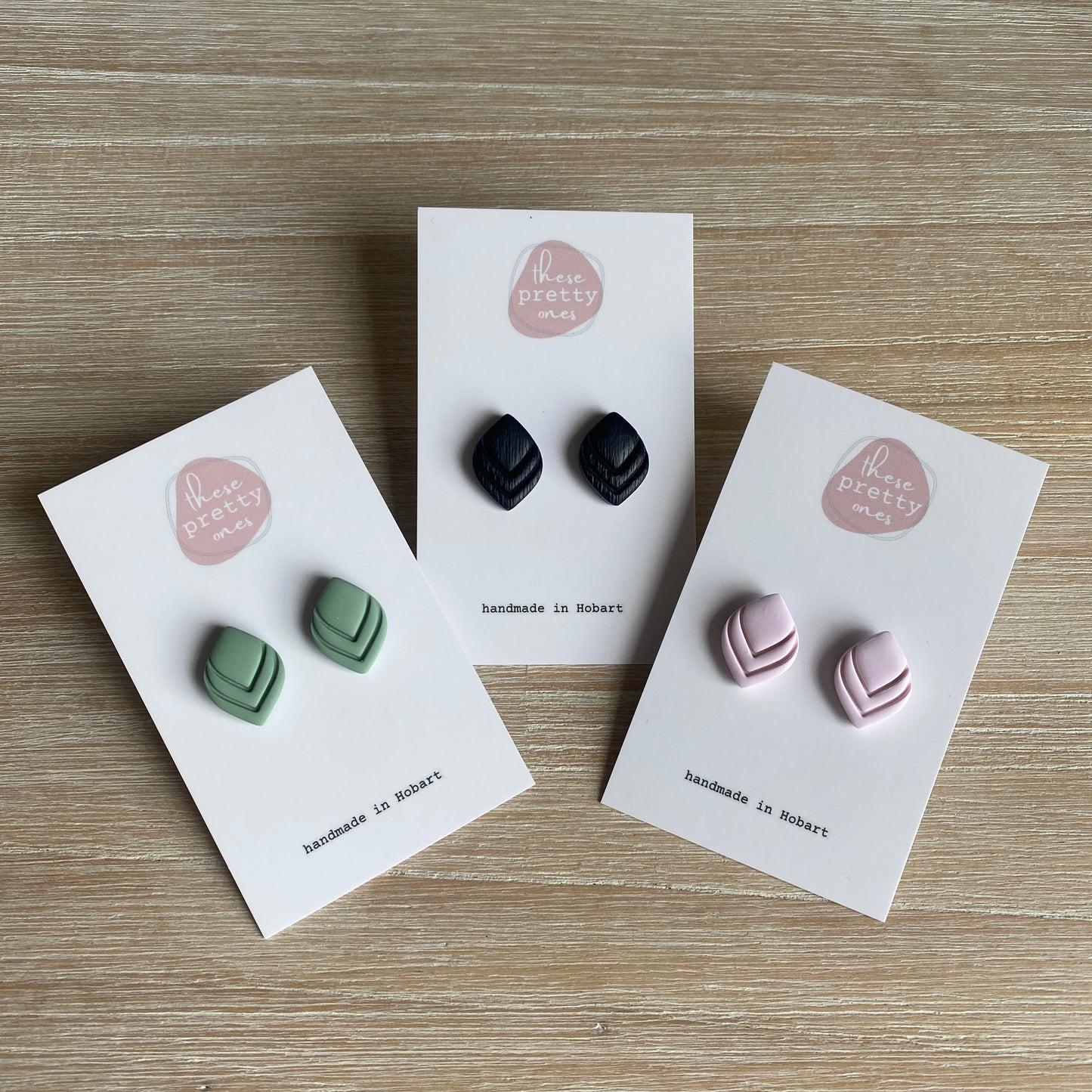 'Sage' Midi Studs: Rosie Style