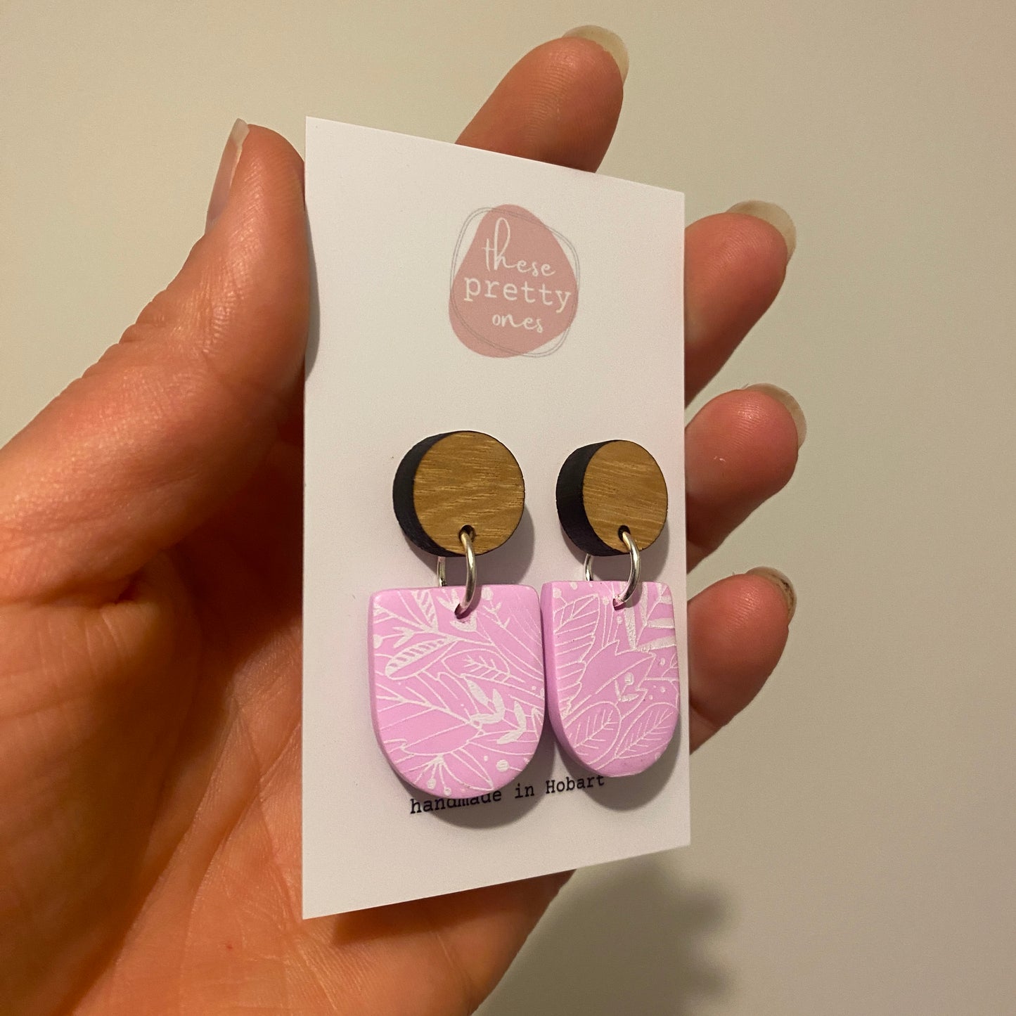 'Pretty in Pink' Midi Dangles: Floral Print