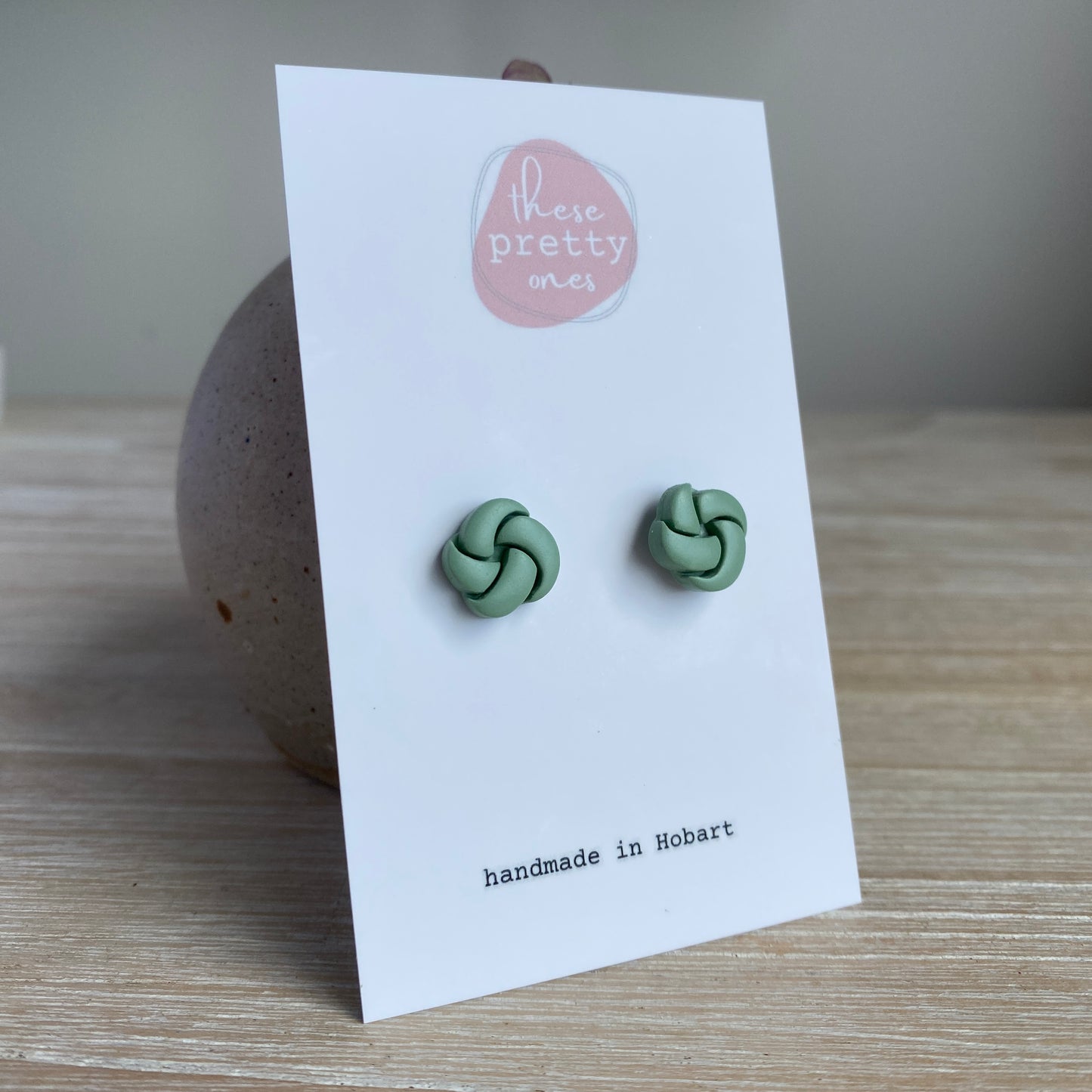 'Sage' Mini Studs: Isla Style