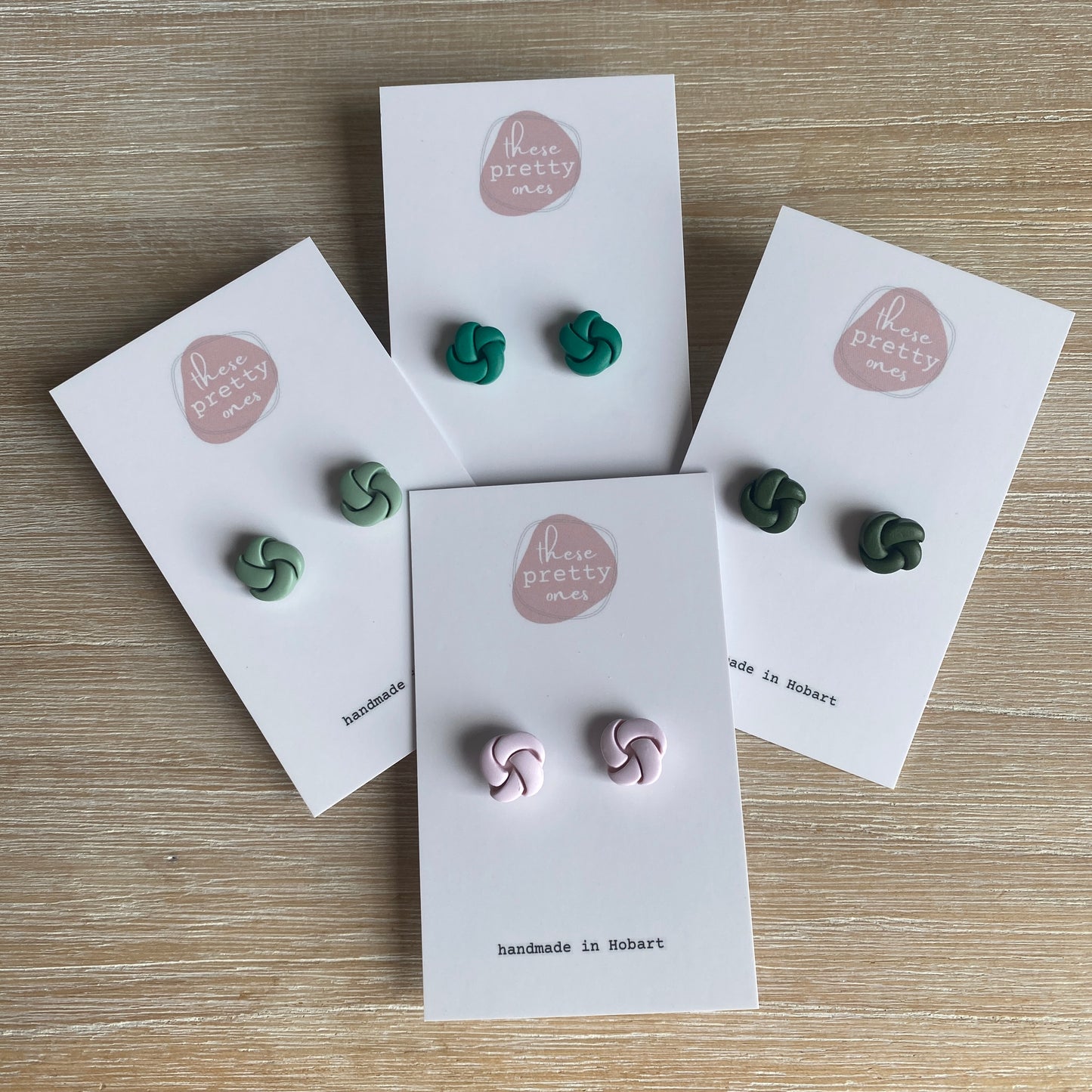 'Emerald' Mini Studs: Isla Style