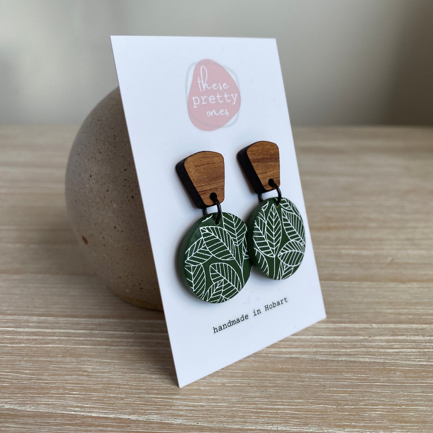 ‘Forest’ Midi Dangles: Round