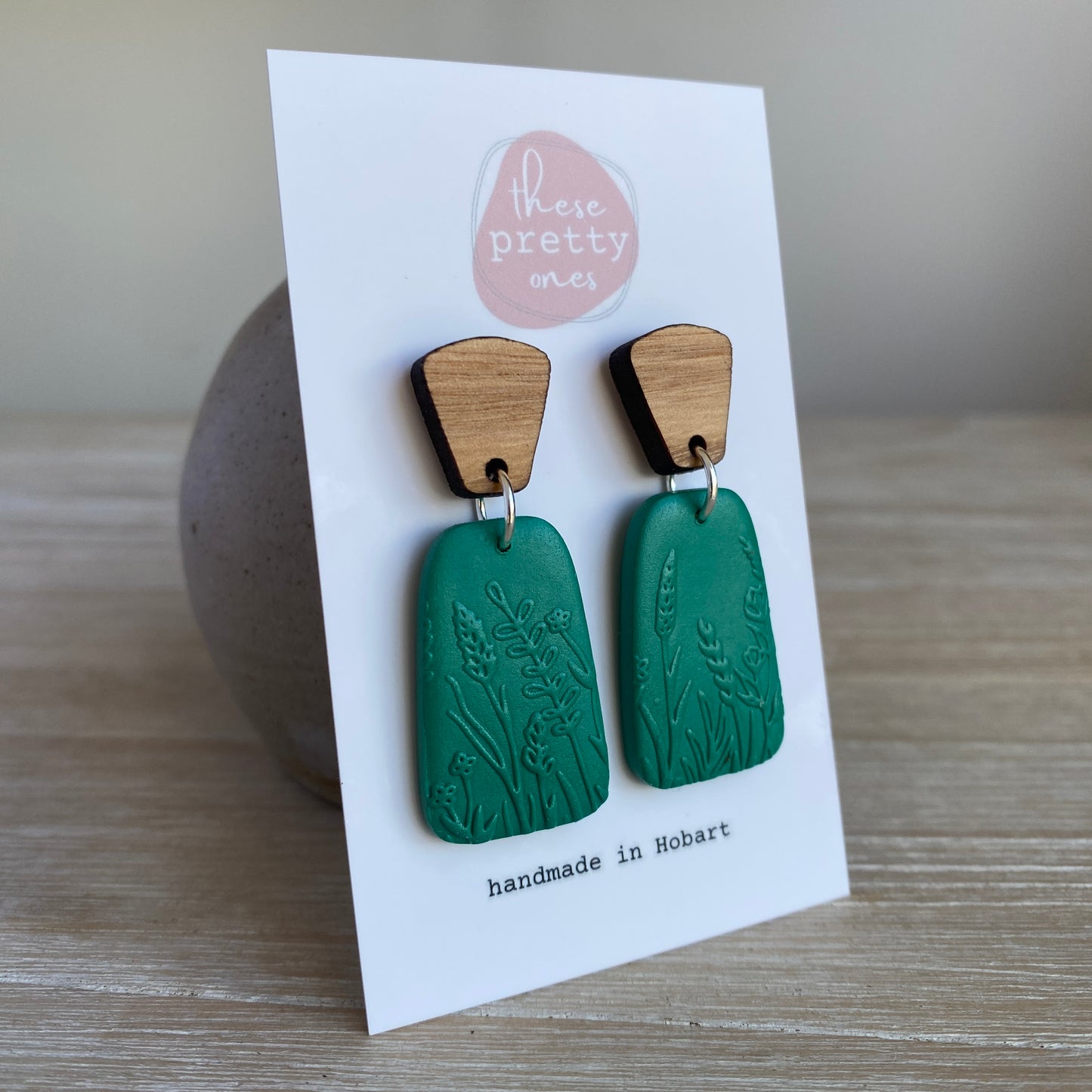 ‘Fields' Midi Dangles: Sadie in Emerald
