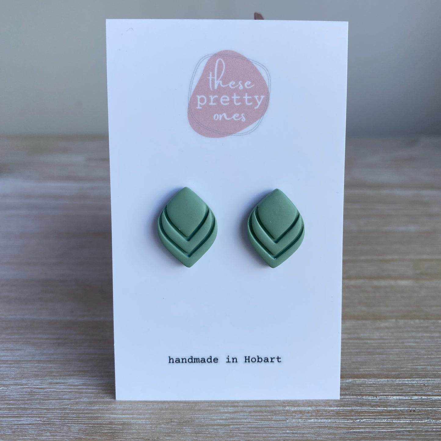'Sage' Midi Studs: Rosie Style