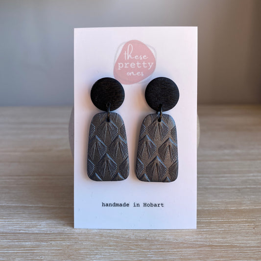 ‘Steel’ Midi Dangles: Sparkle