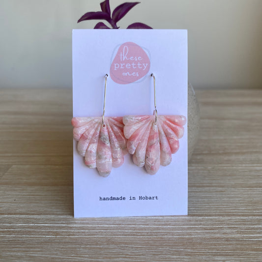 ‘Pretty in Pink’ Midi Fan Dangles