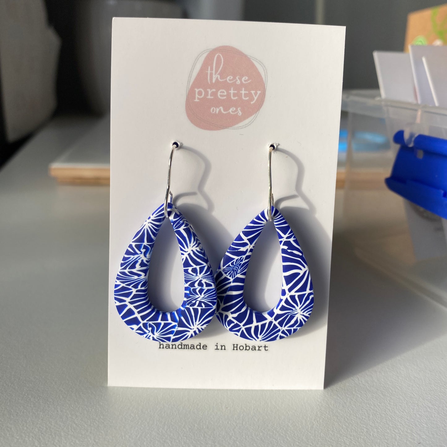 Starry night teardrop donut