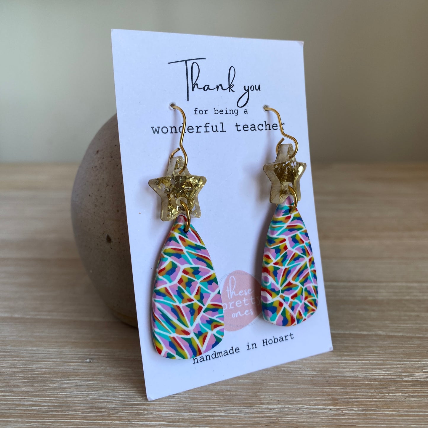 'Rainbows for Christmas' Midi Dangles: Trees Round