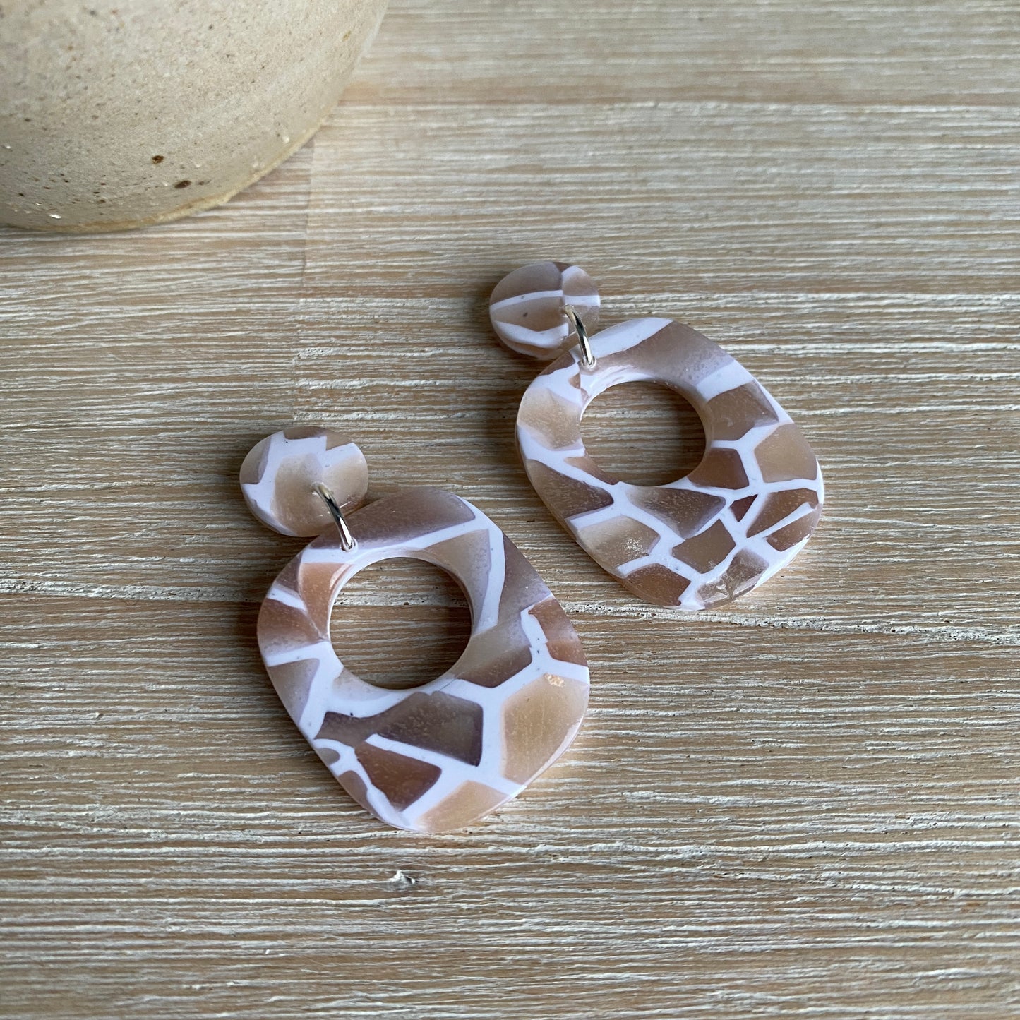 ‘Cobblestone' Midi Dangles: Donuts