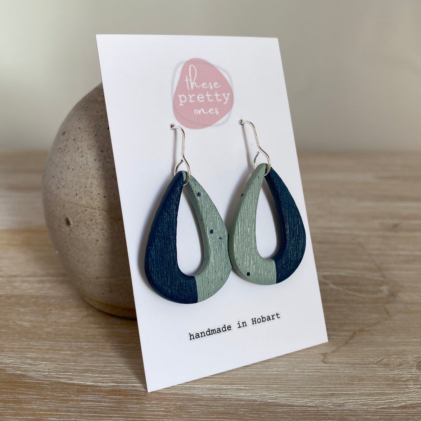 ‘Half and Half’ Midi Dangles: Teardrop Donut