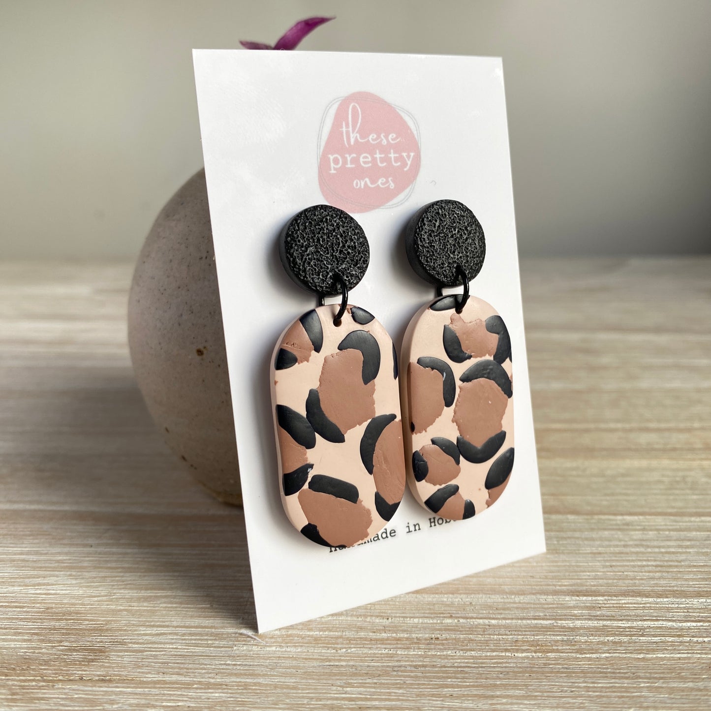 'Leopard' Statement Dangles