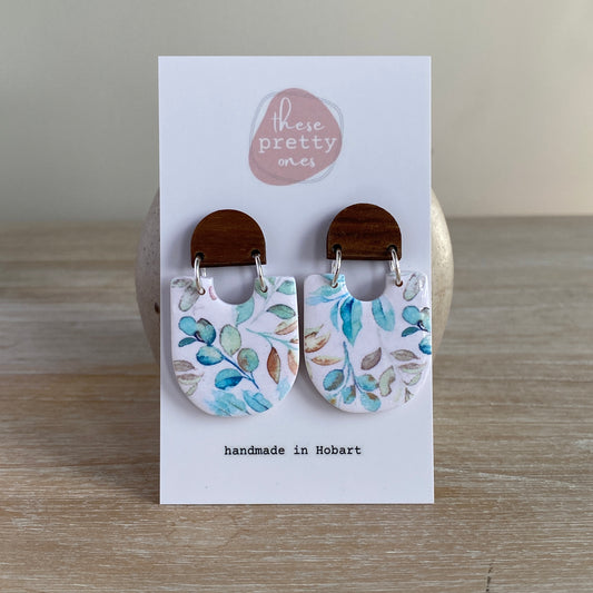 'Eucalypt' Midi Dangles: Sienna