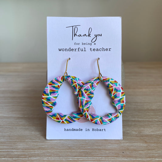 'Rainbows for Christmas' Midi Dangles: Donuts