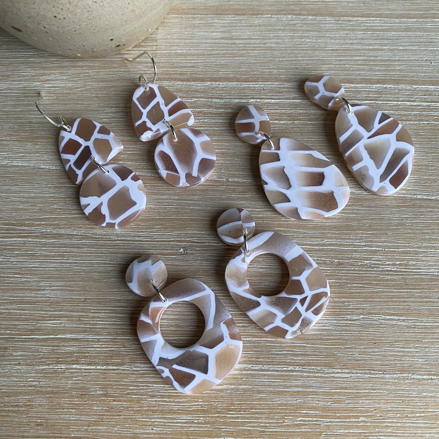 ‘Cobblestone' Midi Dangles: Donuts