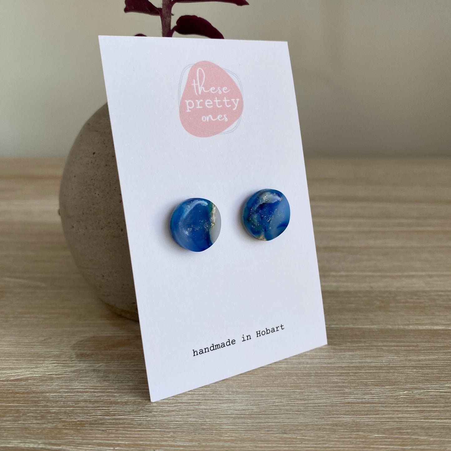 ‘Sapphire Moon' Midi Studs