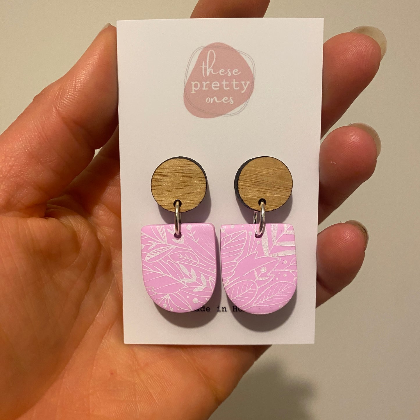 'Pretty in Pink' Midi Dangles: Floral Print