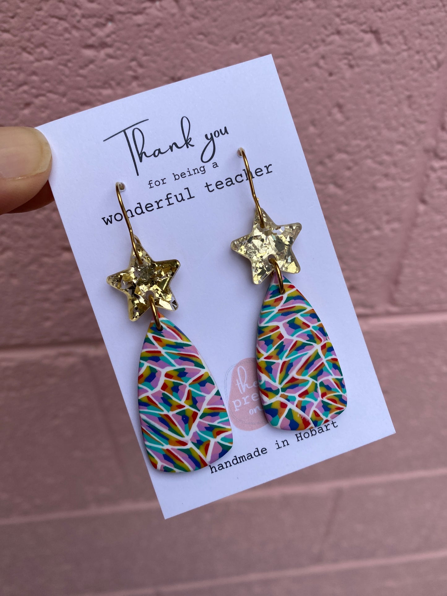 Rainbow Gold Christmas trees