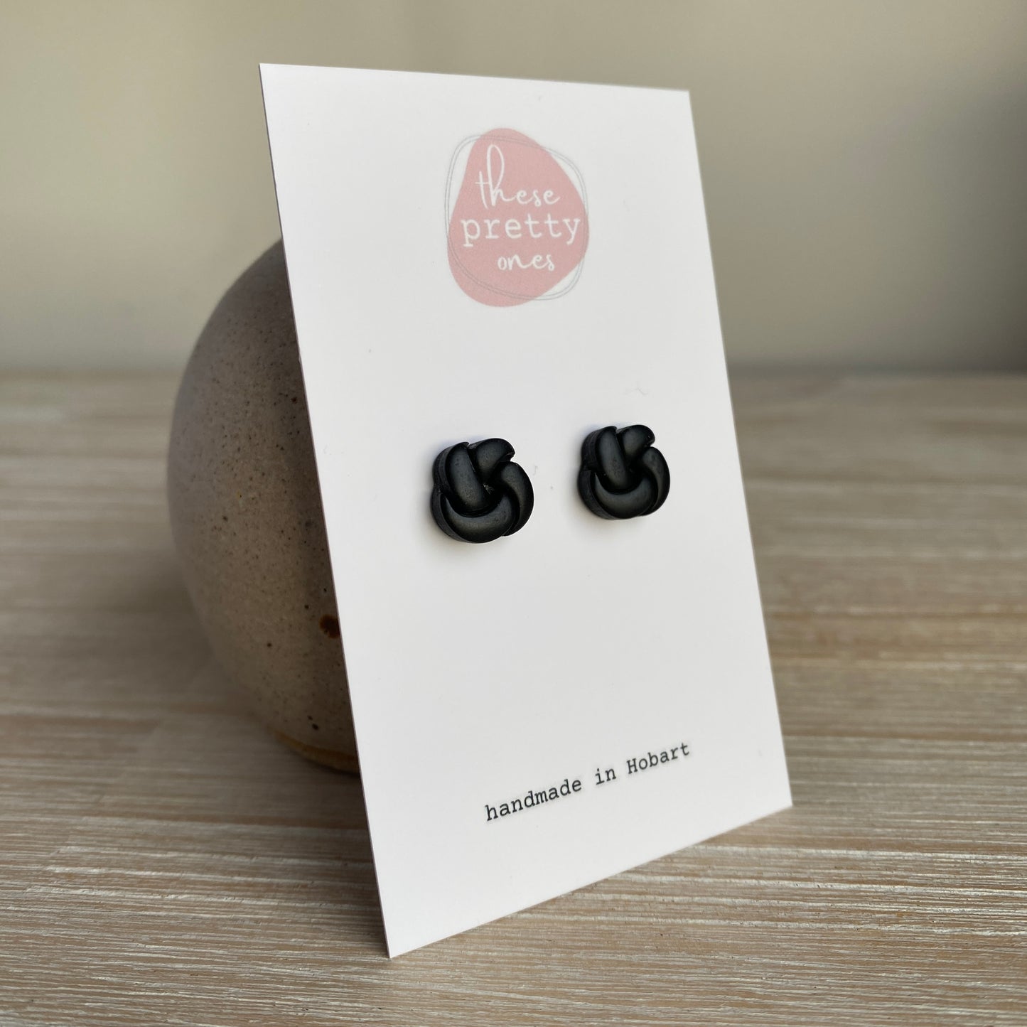 ‘Black' Mini Studs: Isla Style