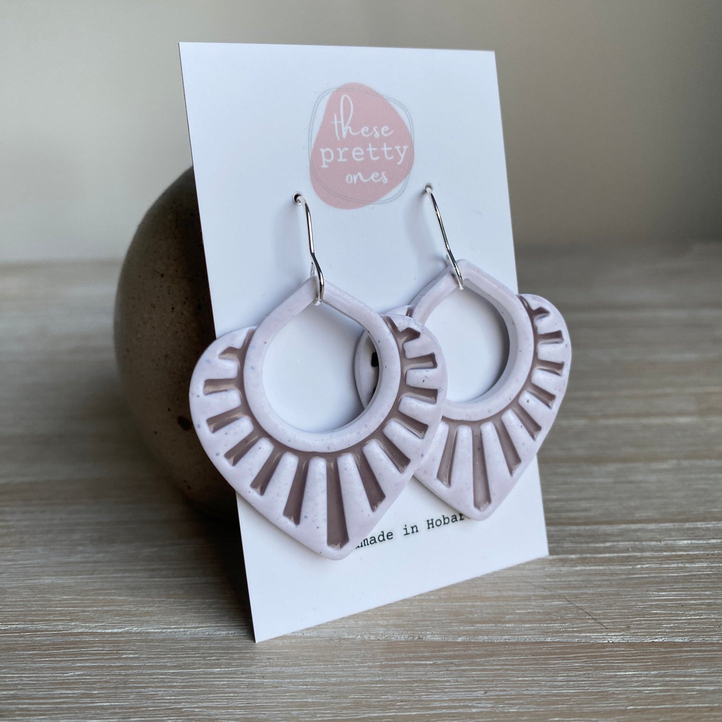 ‘Natalia’ Statement Dangles: Latte