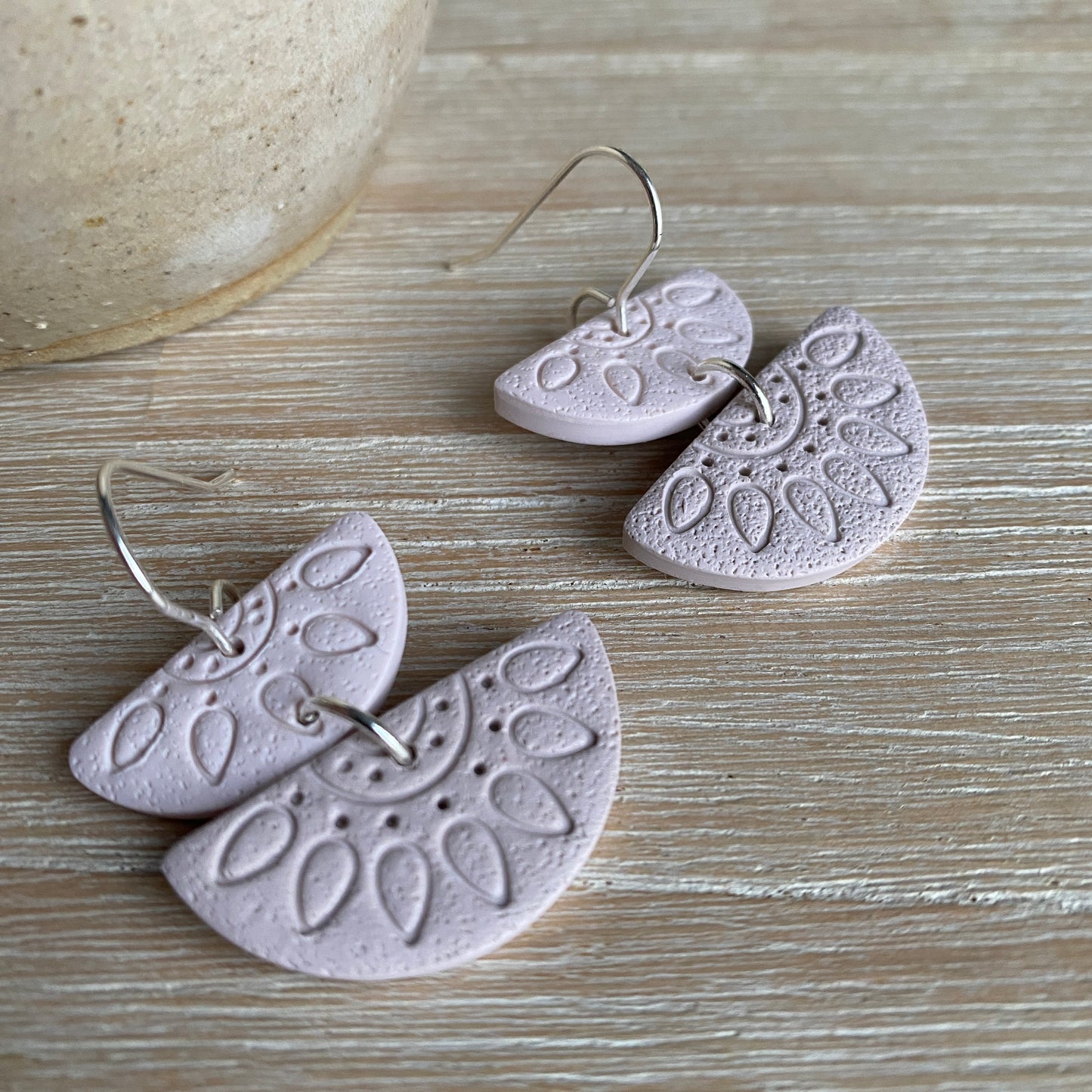 ‘Boho Chica’ Midi Dangles: Beige