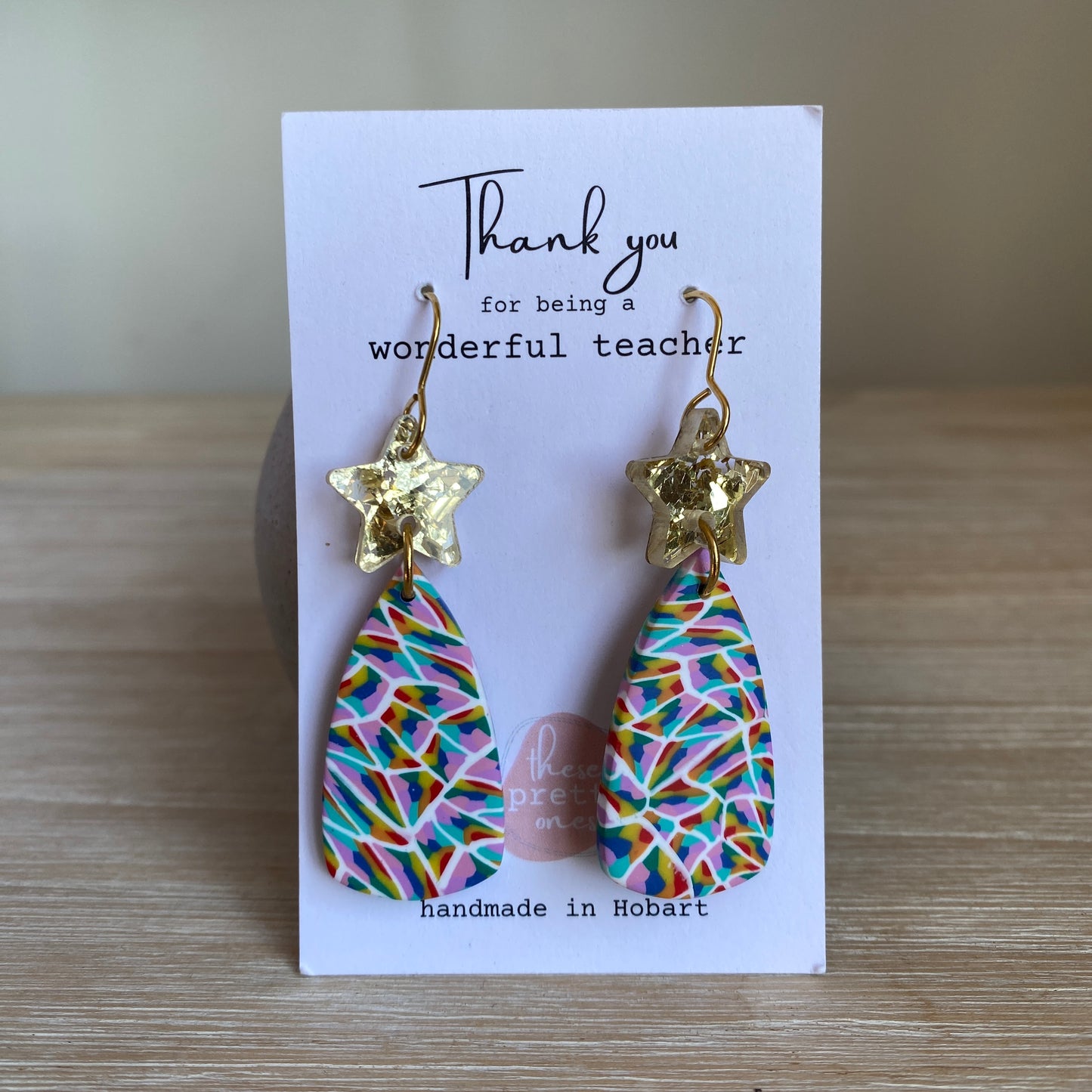'Rainbows for Christmas' Midi Dangles: Trees Round