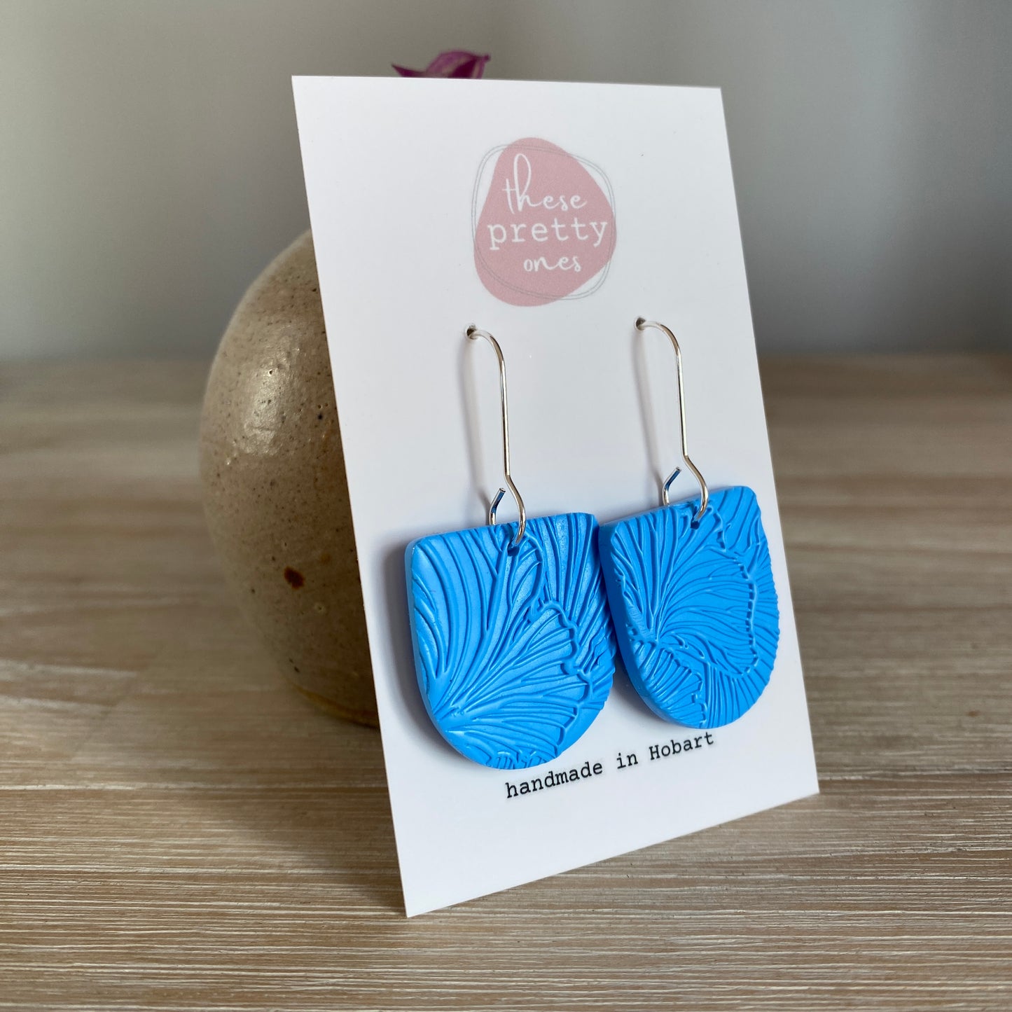 'Sky Blue' Midi Dangles: Mia Hooks