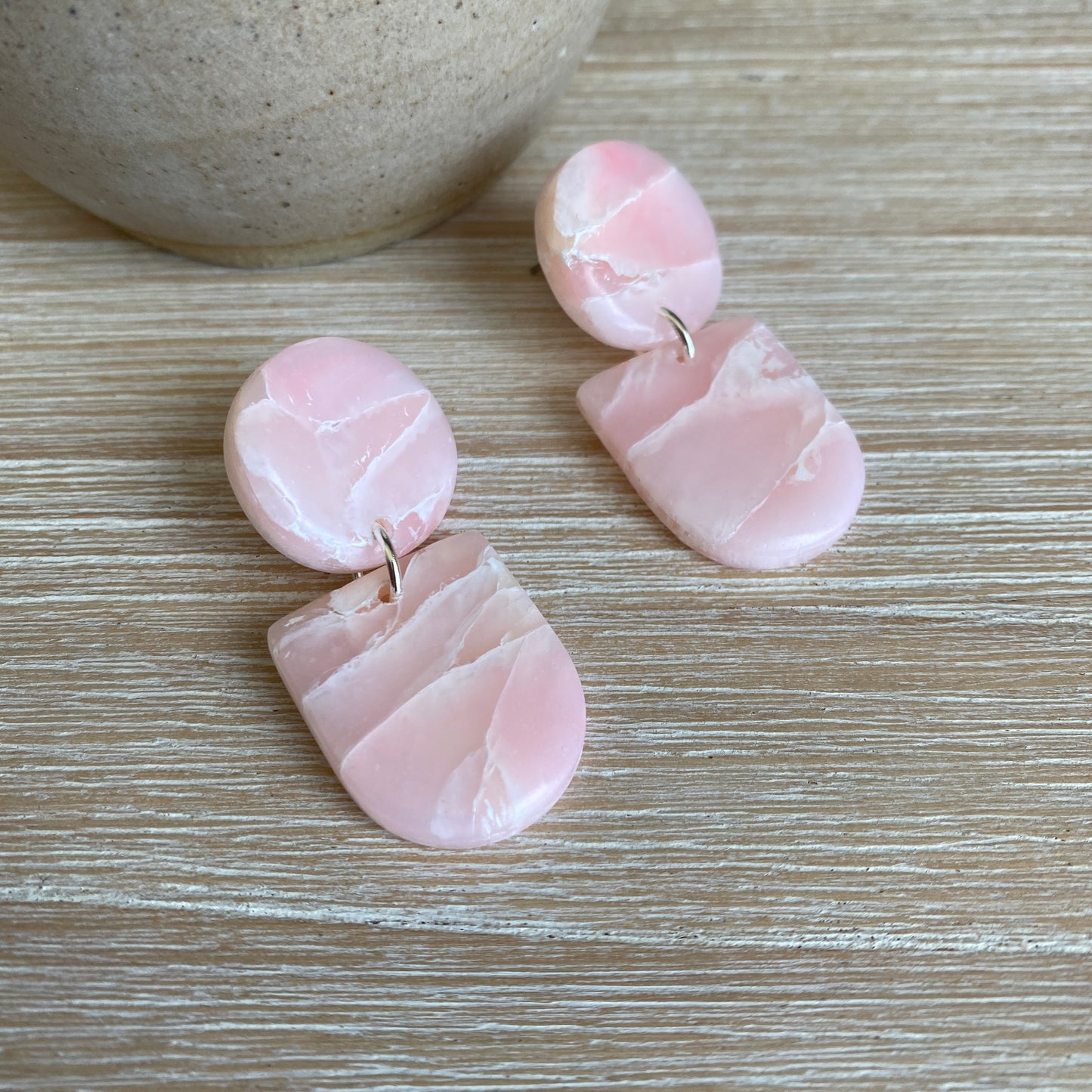 ‘Rosé Stone’ Midi Dangles in Frankie style