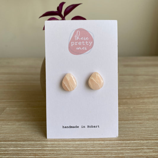 ‘Rosé Stone’ Midi Studs