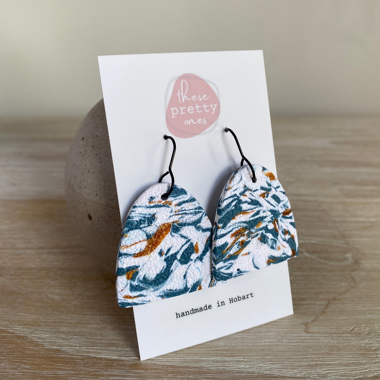 ‘Marble Day’ Statement Dangles