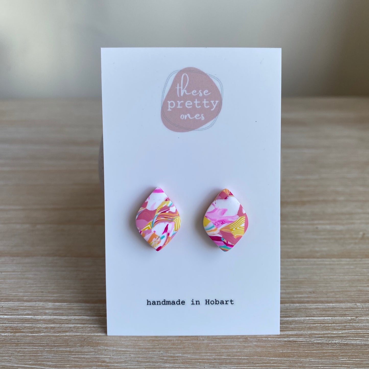 ‘Lollie’ Maxi Studs: Diamond