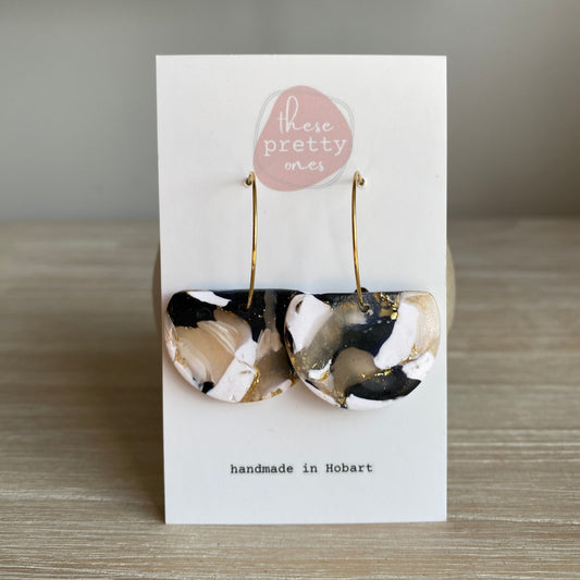 ‘Midnight Stone’ Midi Dangles: Ava