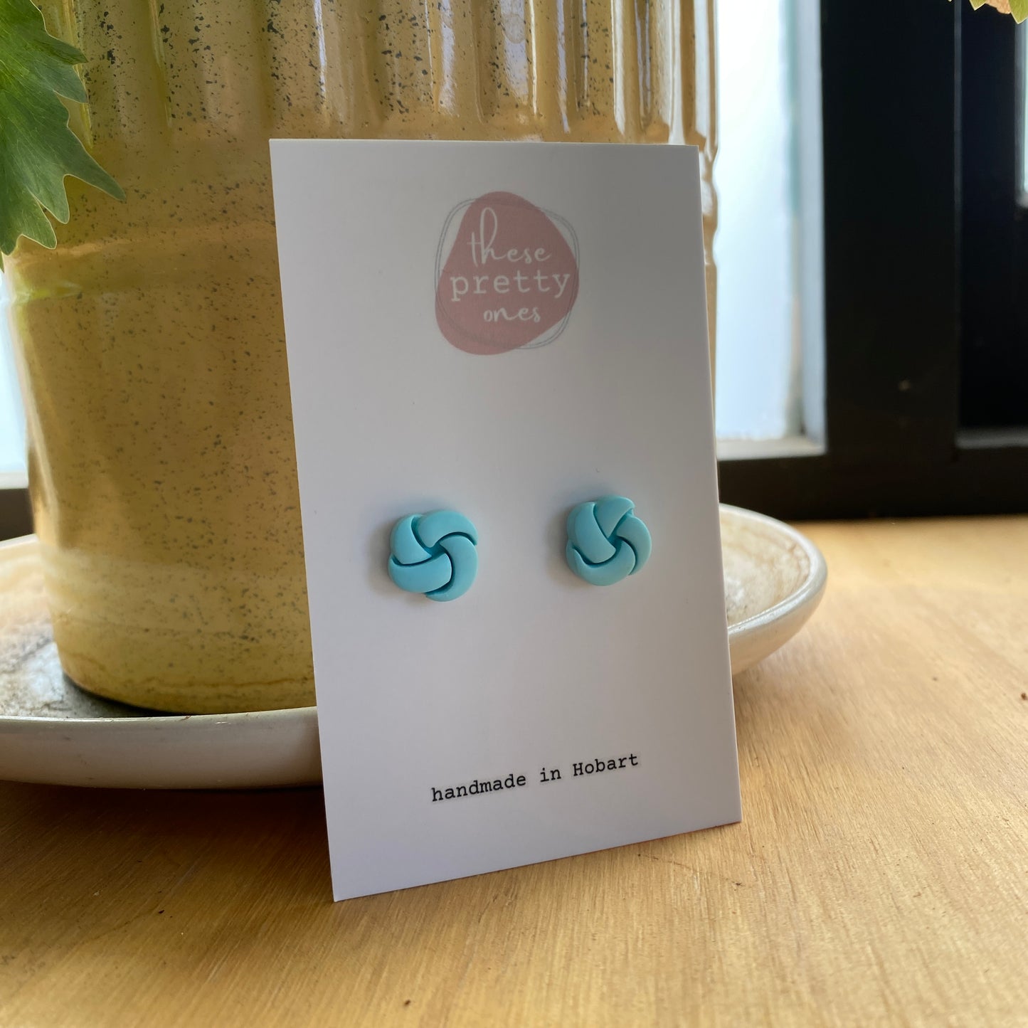 ‘Bluey’ Mini Studs: Isla Style
