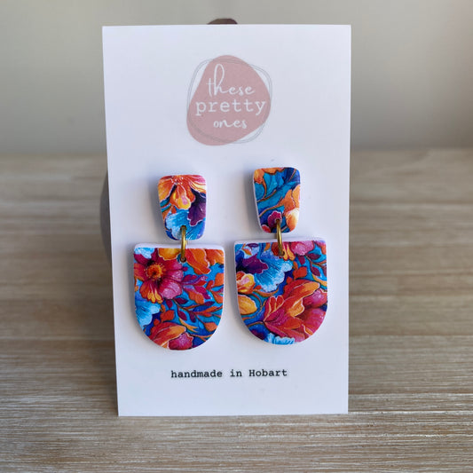 ‘Tropical Bloom' Midi Dangles: Lily