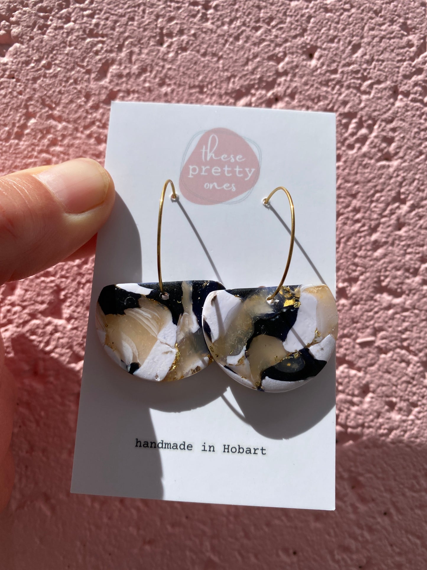 ‘Midnight Stone’ Midi Dangles: Ava