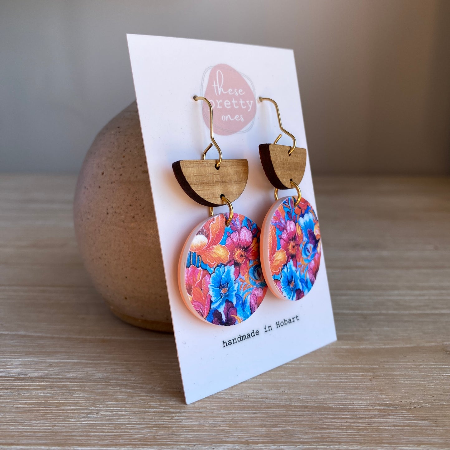 ‘Tropical Bloom' Statement Dangles: Hannah