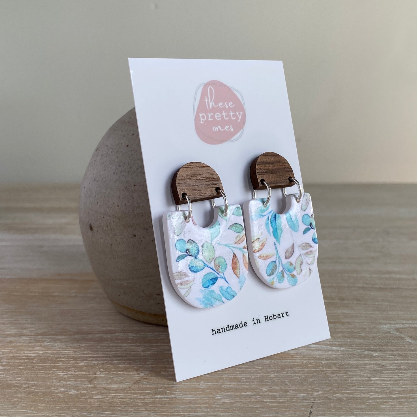 'Eucalypt' Midi Dangles: Sienna