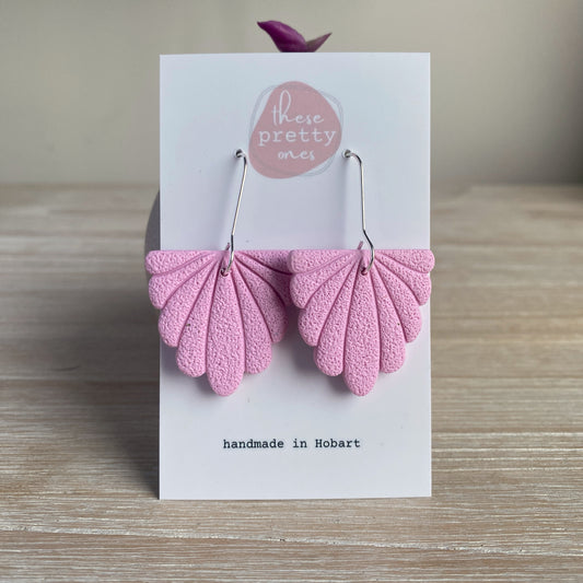 ‘Pastel Pink’ Midi Dangles: Fan