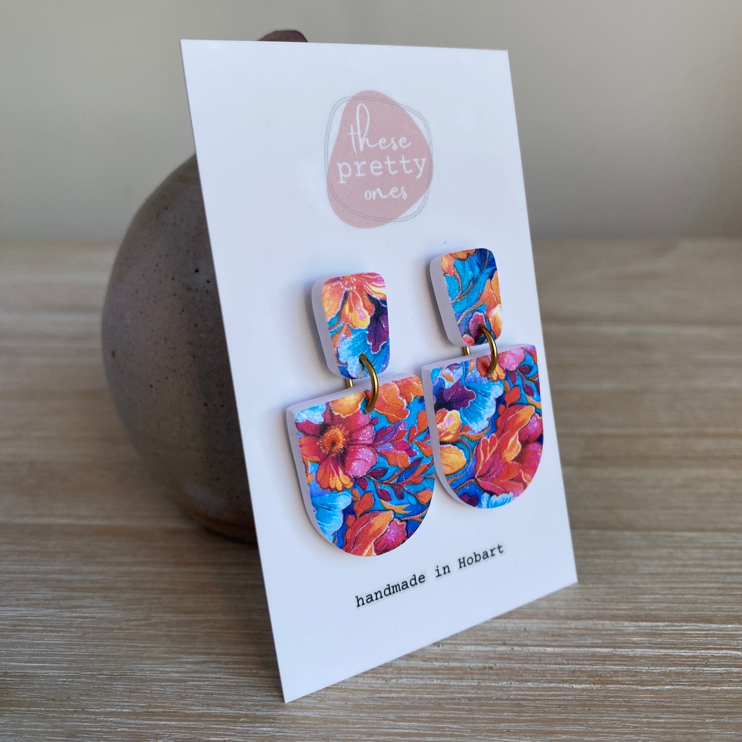 ‘Tropical Bloom' Midi Dangles: Lily