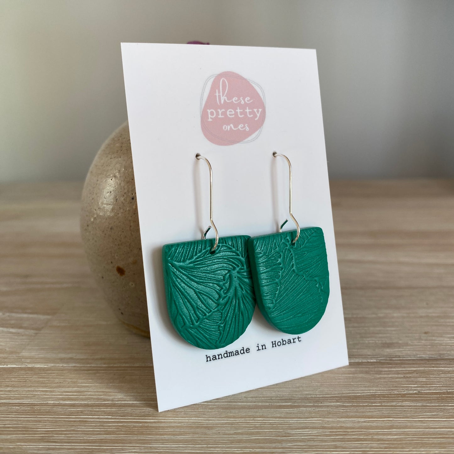 'Shamrock Green' Midi Dangles: Mia Hooks