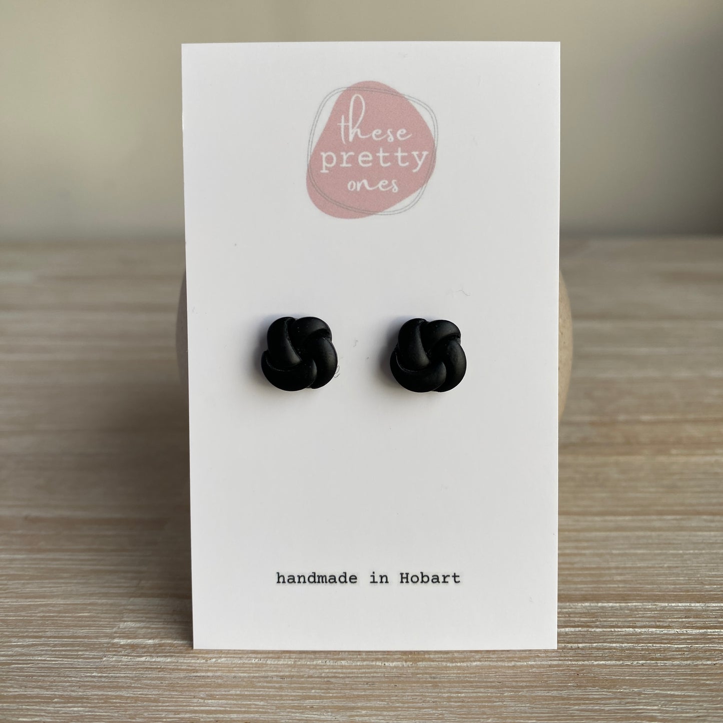 ‘Black' Mini Studs: Isla Style