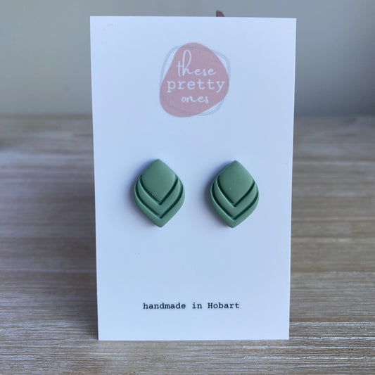 'Sage' Midi Studs: Rosie Style