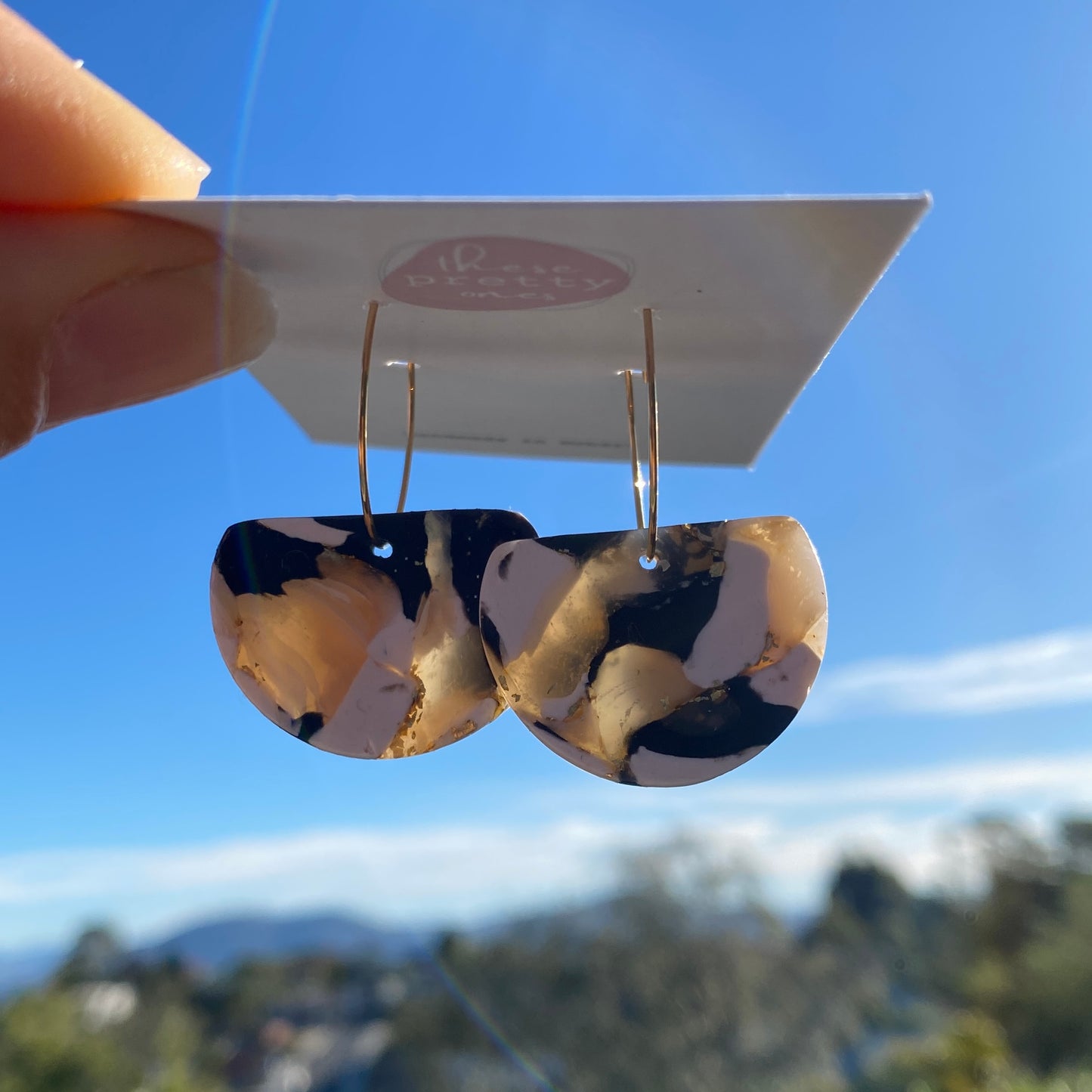 ‘Midnight Stone’ Midi Dangles: Ava