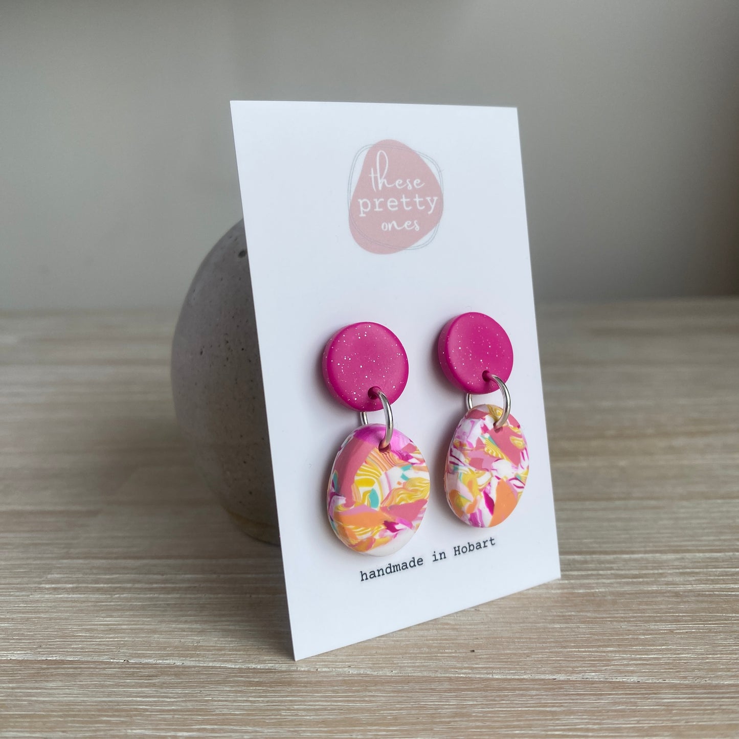 ‘Lollie Pebble’ Midi Dangles