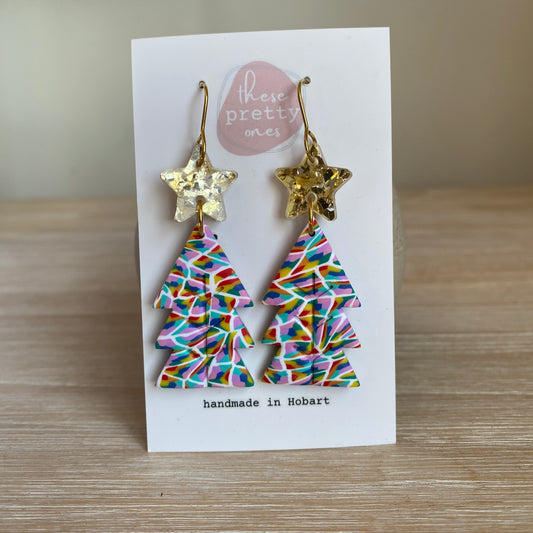 'Rainbows for Christmas' Midi Dangles: Trees