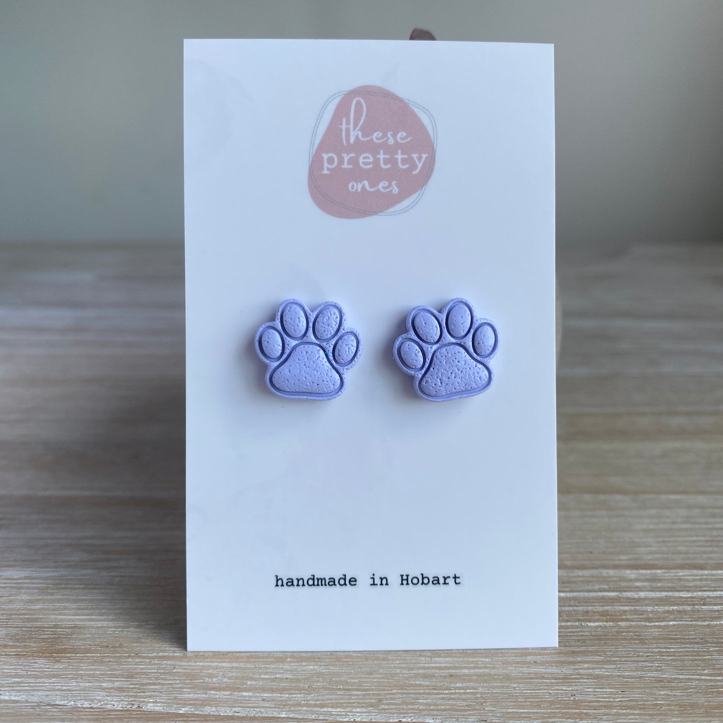 'Paw Party' Midi Studs: Lilac