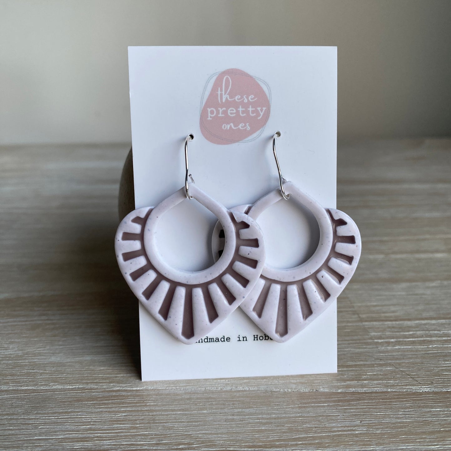 ‘Natalia’ Statement Dangles: Latte