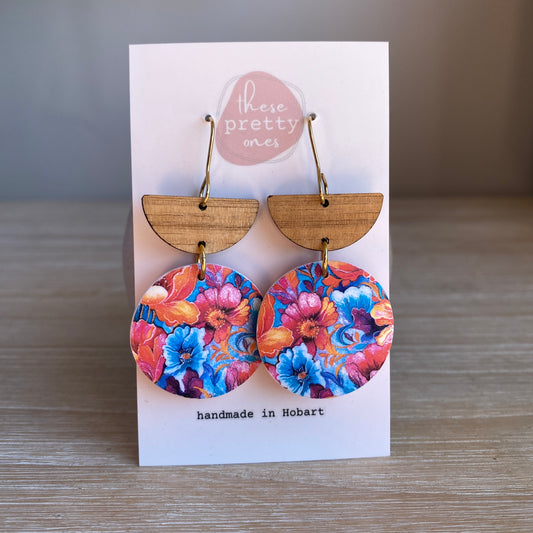 ‘Tropical Bloom' Statement Dangles: Hannah