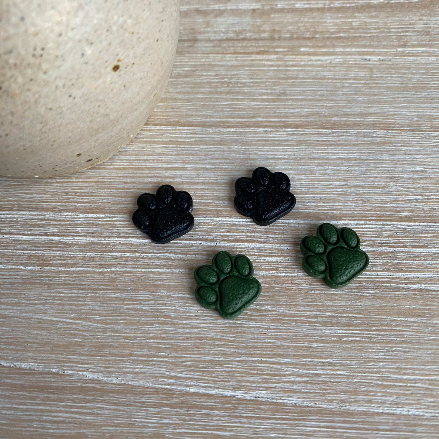 ‘Paw Party' Midi Studs: Black