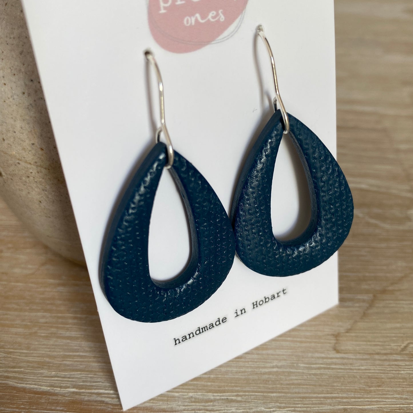 ‘Navy’ Midi Dangles: Teardrop Donut