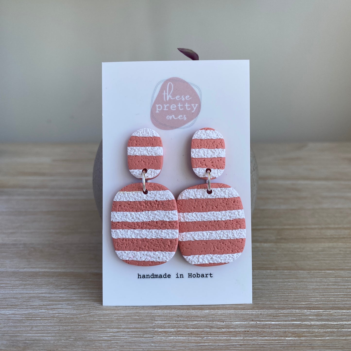 ‘Apricot Lines’ Midi Dangles