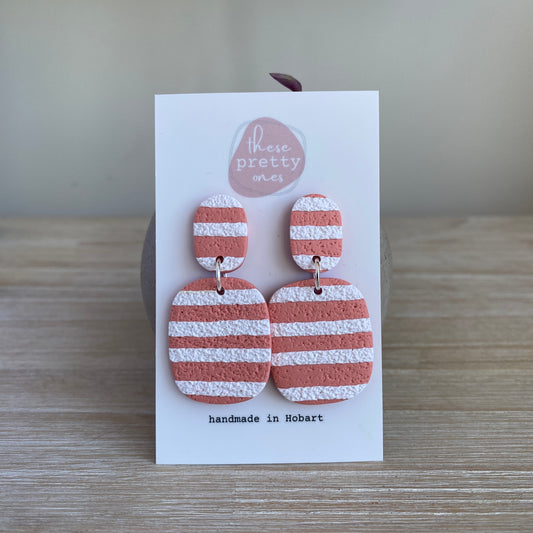 ‘Apricot Lines’ Midi Dangles